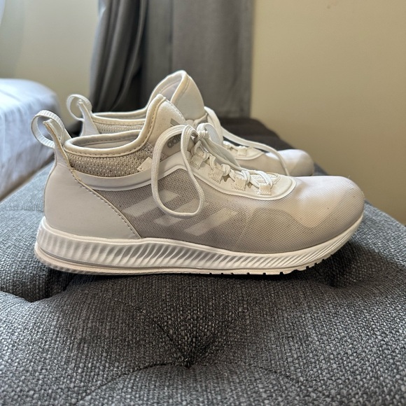 Adidas white mesh running shoes (US 6.5) - Picture 2 of 6